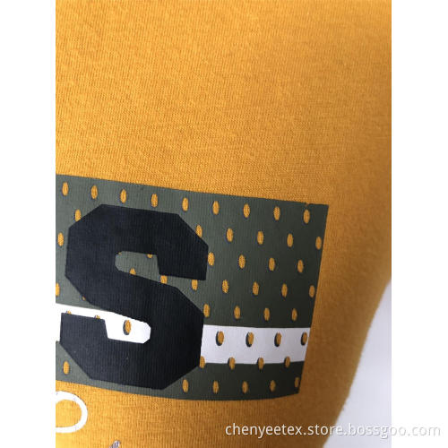 Yellow shoulder sport short sleeve